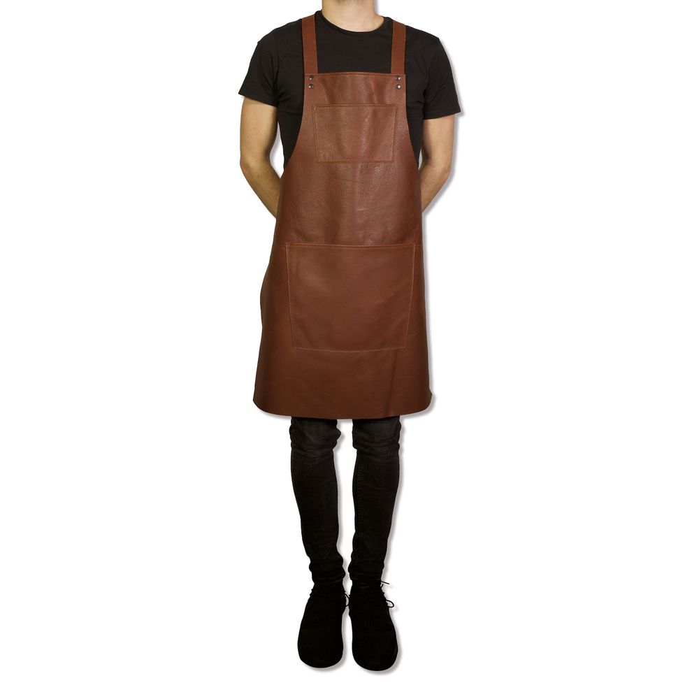 Tabliers de cuisine - Tabliers à bretelles | Cuir pleine fleur classique - DUTCHDELUXES INTERNATIONAL BV