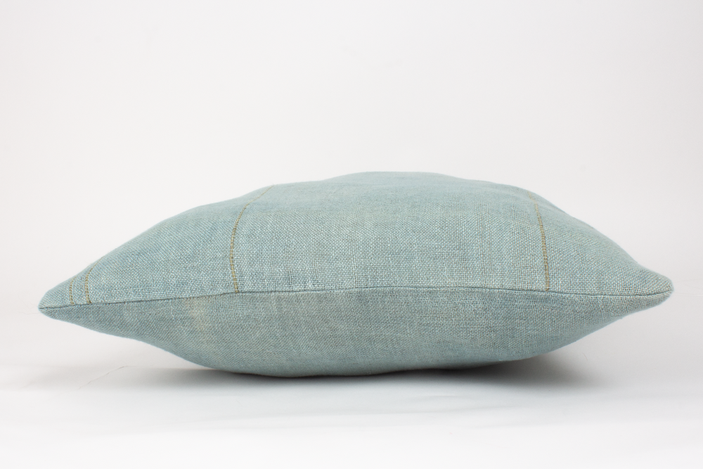 Coussins textile - Coussin en lin bleu ciel - ÁBBATTE