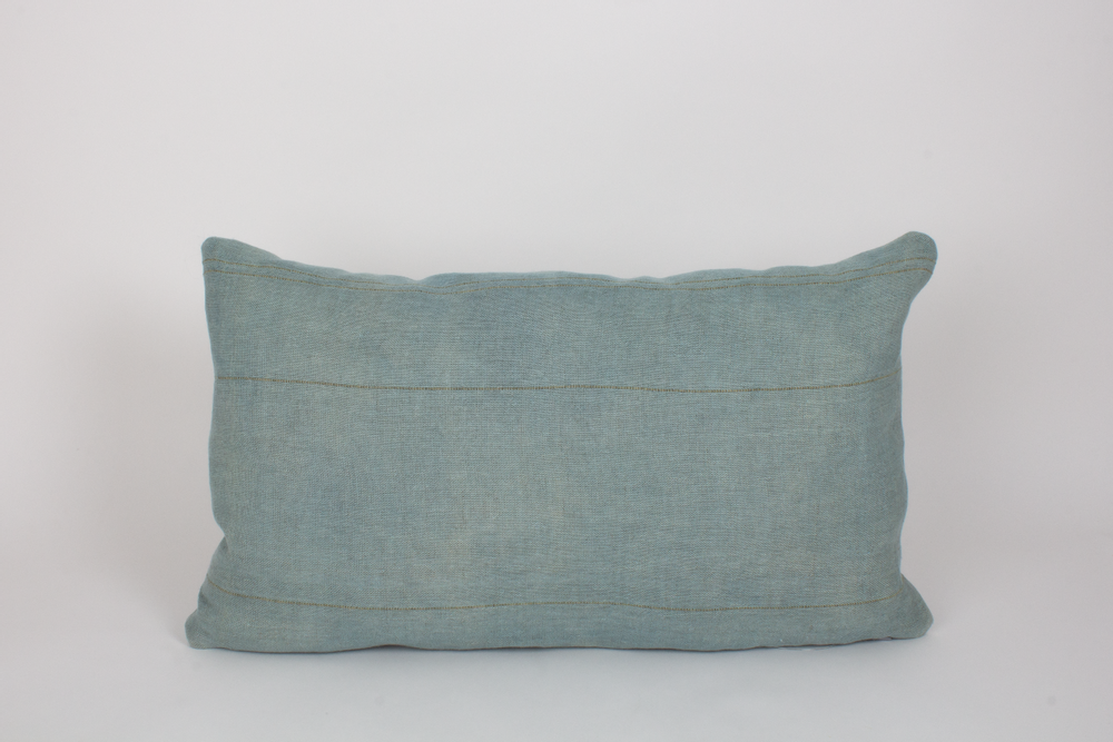 Coussins textile - Coussin en lin bleu ciel - ÁBBATTE