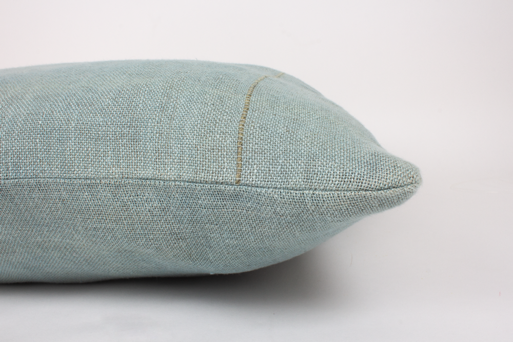 Coussins textile - Coussin en lin bleu ciel - ÁBBATTE