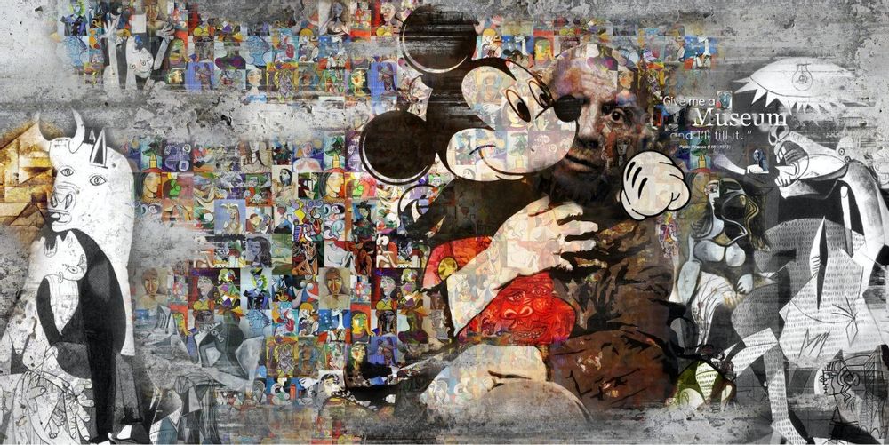Tableaux - Art Love Picasso - GALERIE JACQUES OUAISS