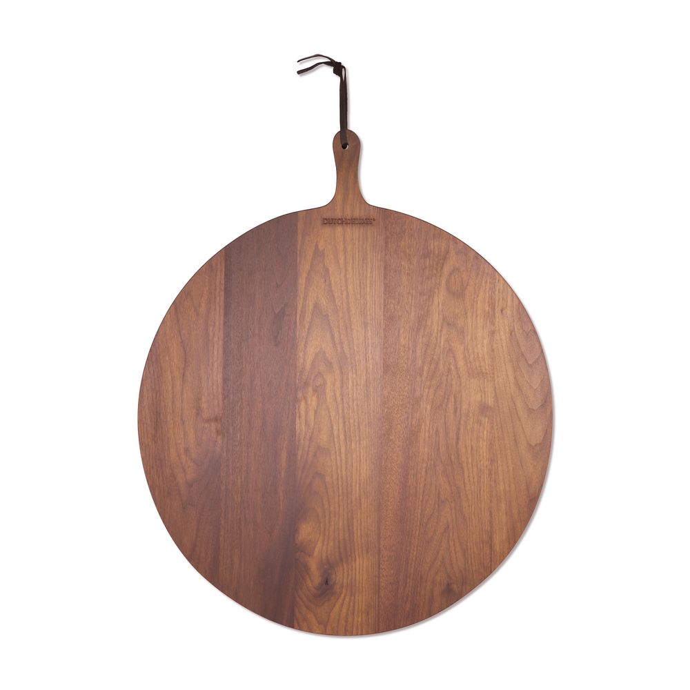Barbecues - Planche à Pain XL Ronde | Noyer - DUTCHDELUXES INTERNATIONAL BV