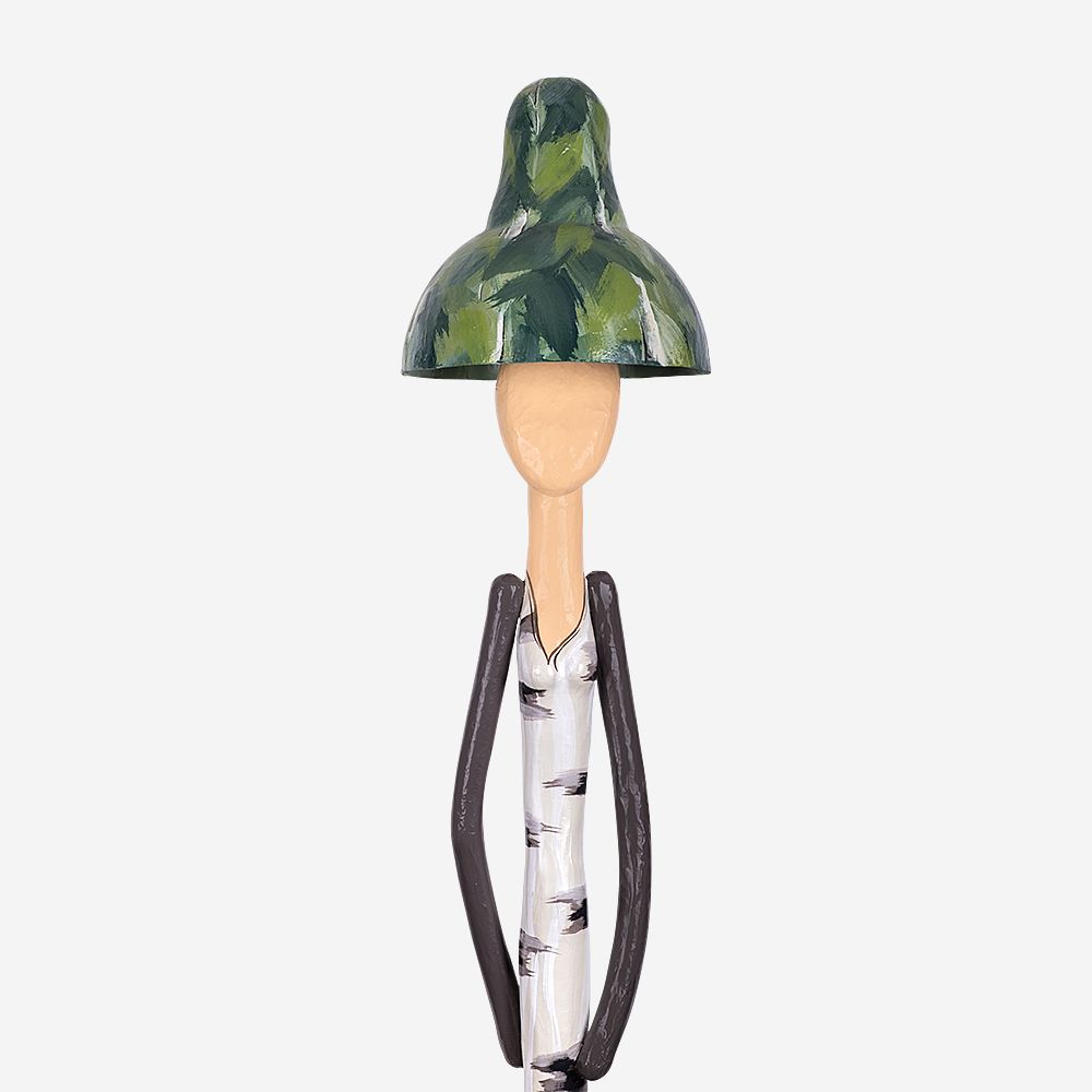 Sculptures, statuettes and miniatures - LEFKI | Papier-Mâché floor lamp - SKITSO