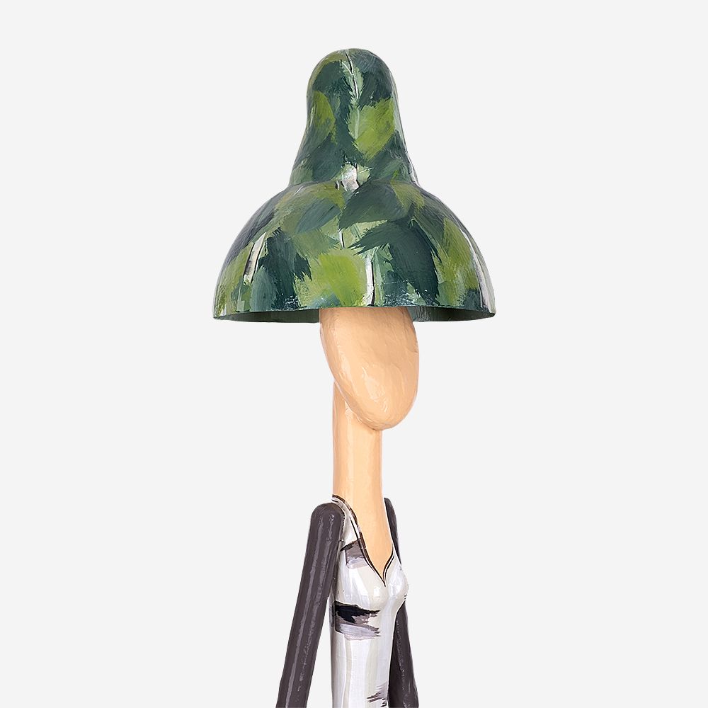 Sculptures, statuettes and miniatures - LEFKI | Papier-Mâché floor lamp - SKITSO