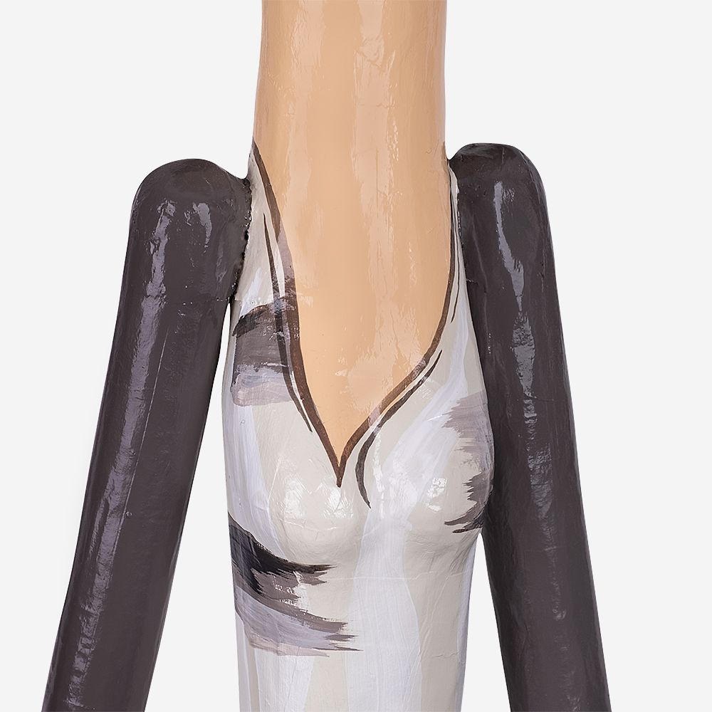 Sculptures, statuettes and miniatures - LEFKI | Papier-Mâché floor lamp - SKITSO