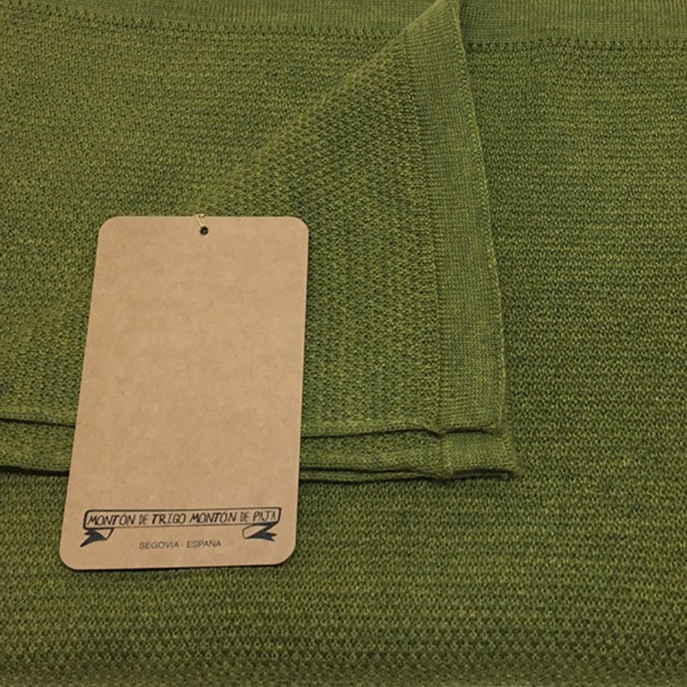 Homewear - Scarf 100% Merino Wool Green - MONTÓN DE TRIGO MONTÓN DE PAJA
