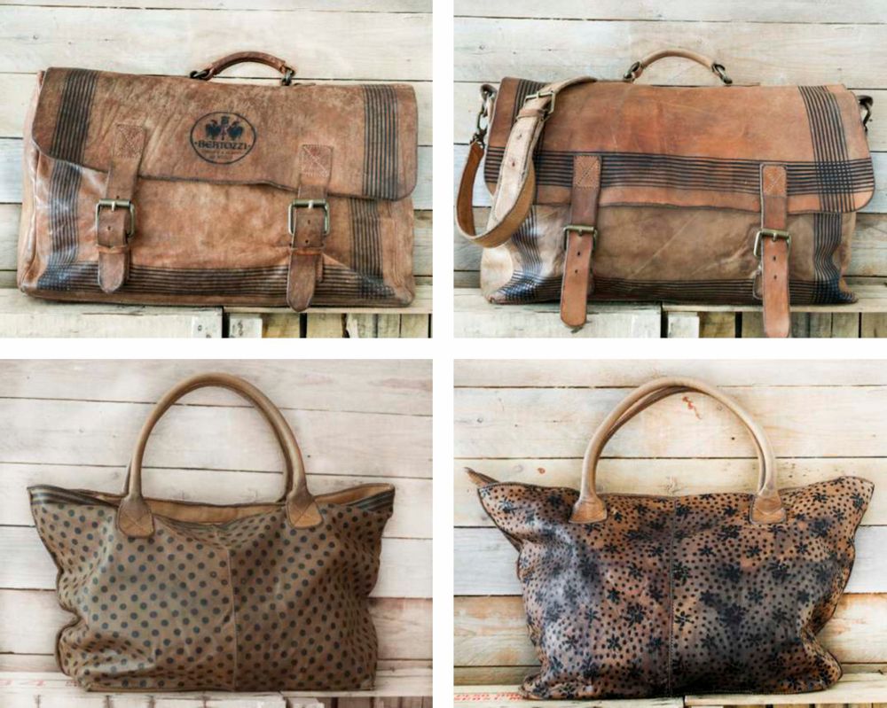 Cushions - LEATHER BAGS - BERTOZZI