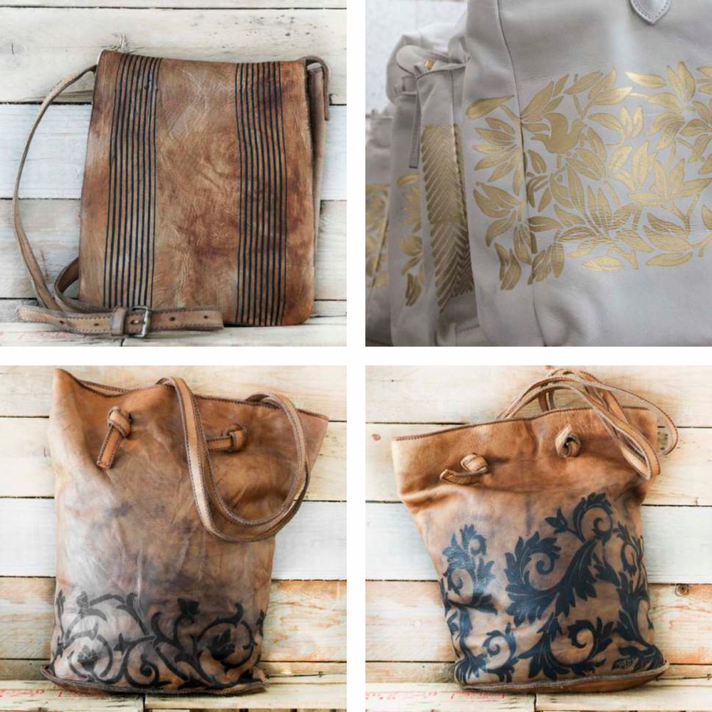 Cushions - LEATHER BAGS - BERTOZZI