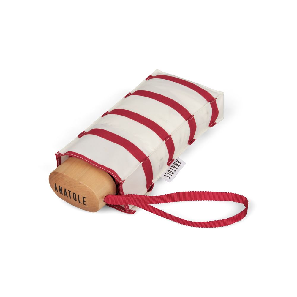 Gifts - Striped micro-umbrella - Red stripes - DIANA - ANATOLE