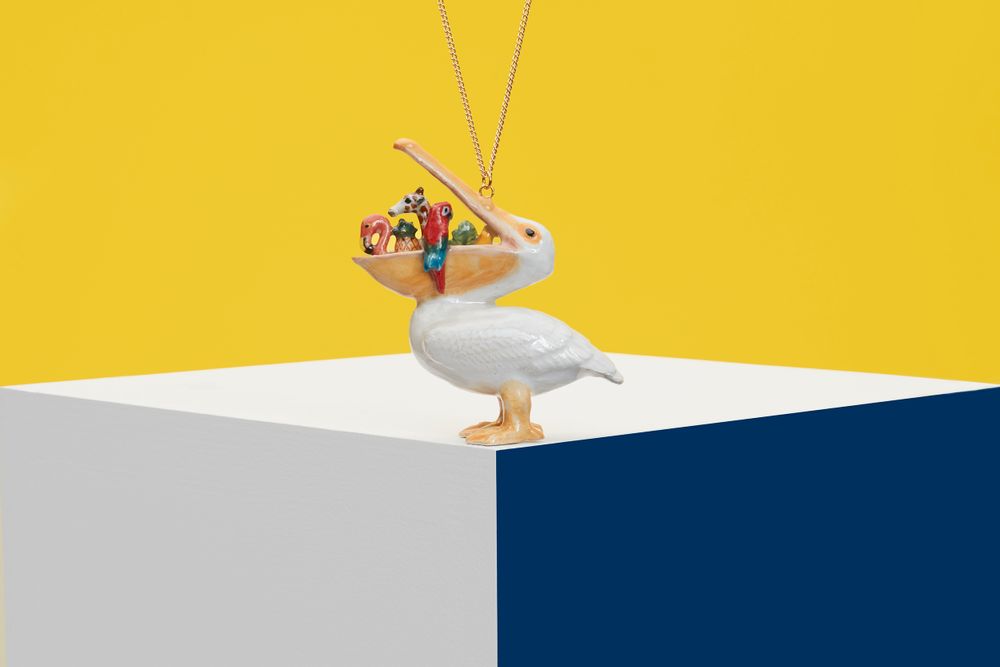 Jewelry - Tropical Hungry Pelican - AND MARY