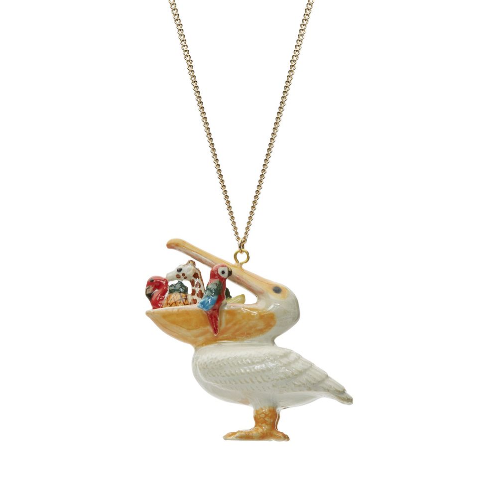 Jewelry - Tropical Hungry Pelican - AND MARY