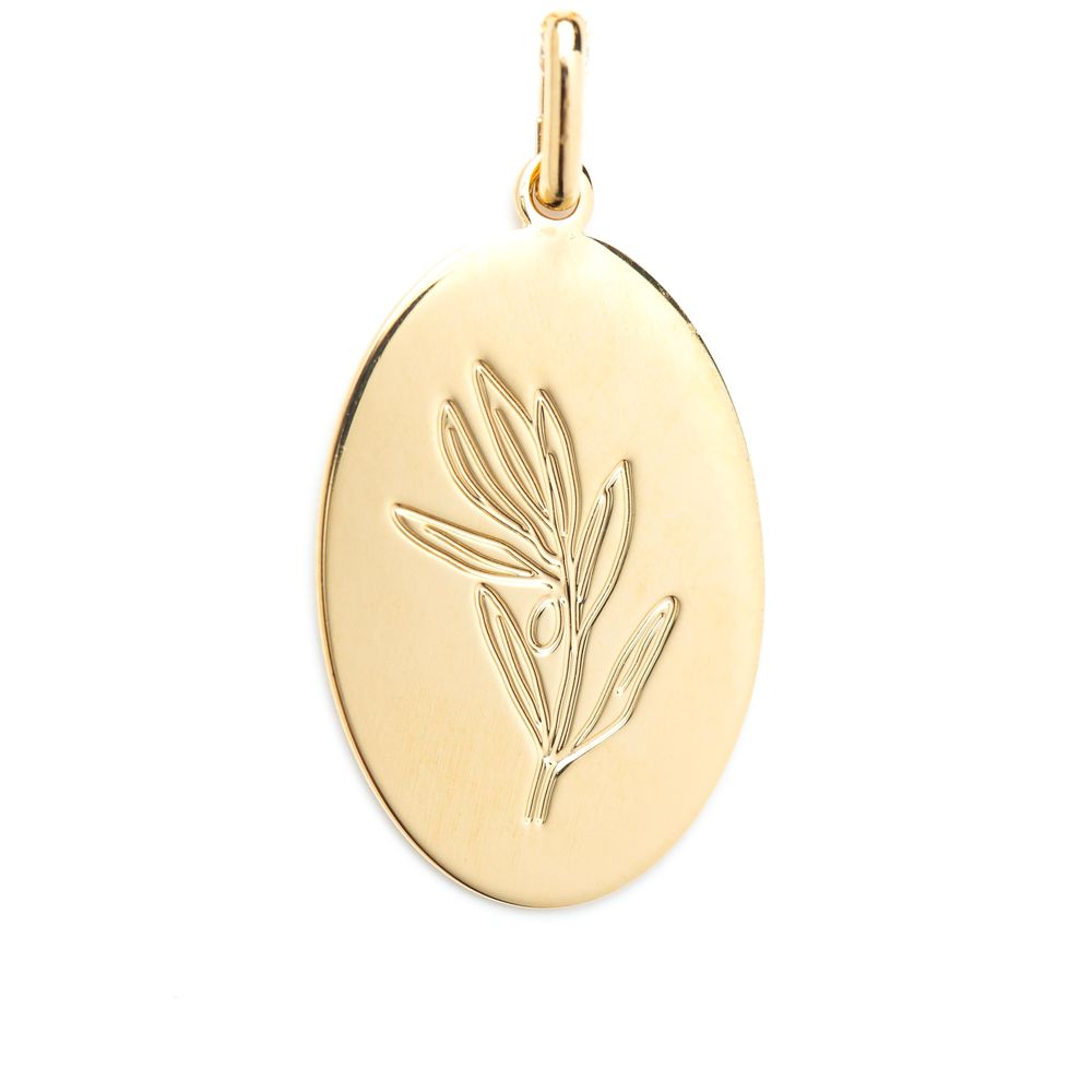 Bijoux - Collier médaillon lavande - JOUR DE MISTRAL