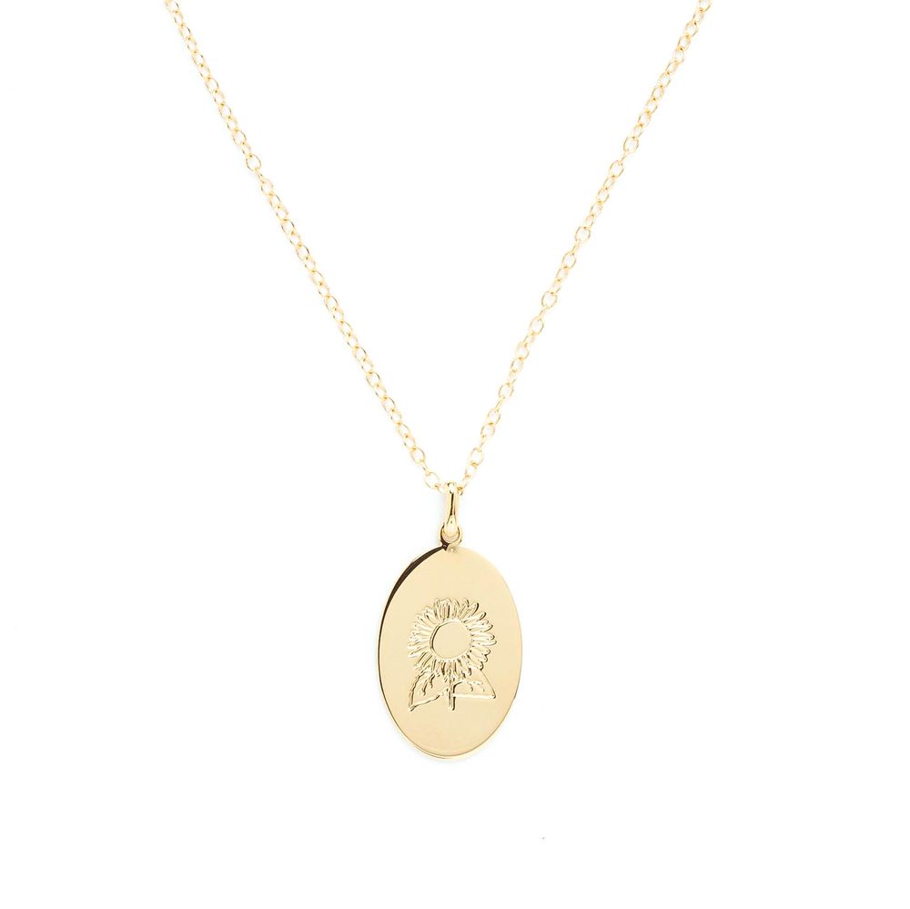 Bijoux - Collier médaillon lavande - JOUR DE MISTRAL