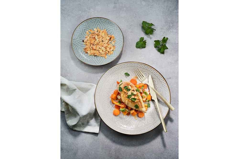 Everyday plates - MURANO BEIGE - GREEN - COSY ET TRENDY