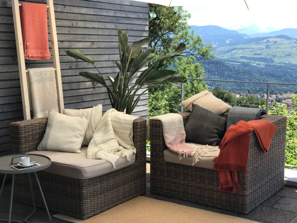 Throw blankets - Unique Luxurious Baby Alpaca Home Textiles - T'RU SUSTAINABLE HANDMADE