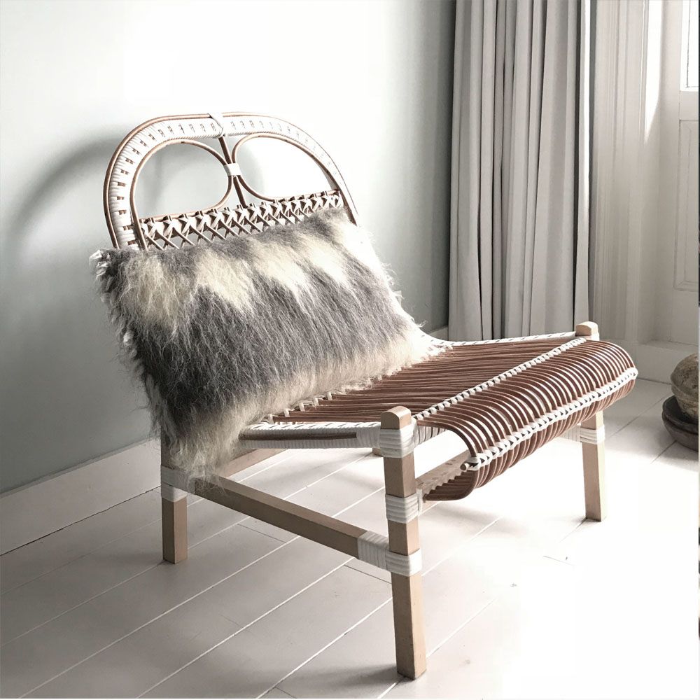 Other office supplies - Hand woven natural wool cushions and rugs - MALAGOON