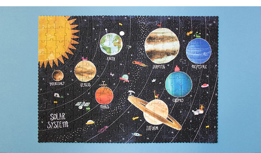 Jeux enfants - DISCOVER THE PLANETS PUZZLE - LONDJI