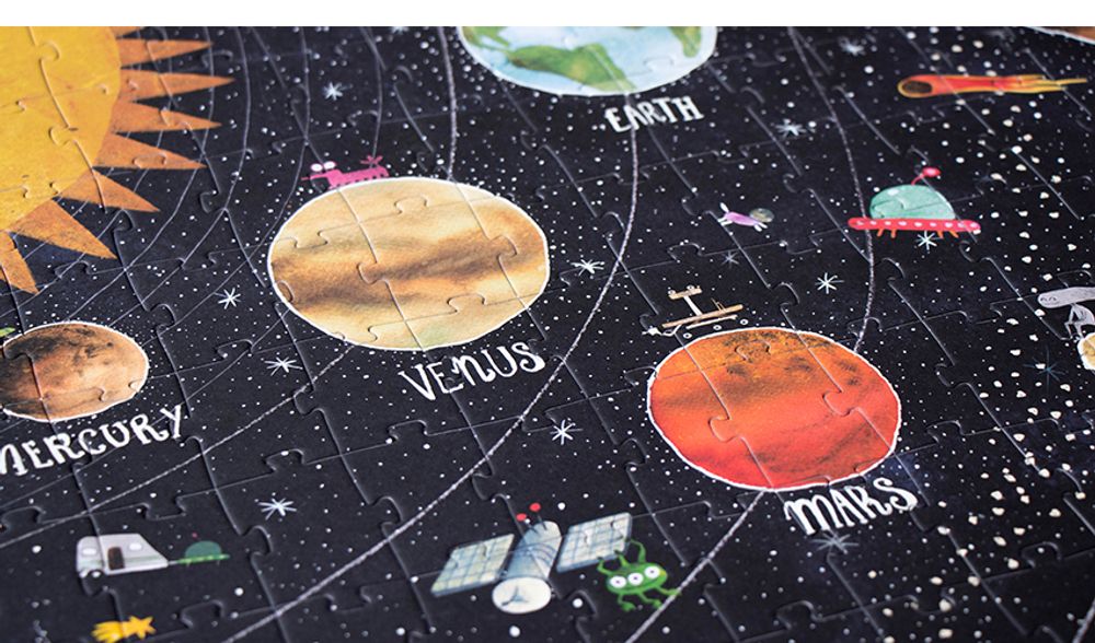 Jeux enfants - DISCOVER THE PLANETS PUZZLE - LONDJI