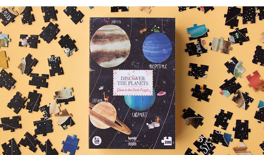 Jeux enfants - DISCOVER THE PLANETS PUZZLE - LONDJI