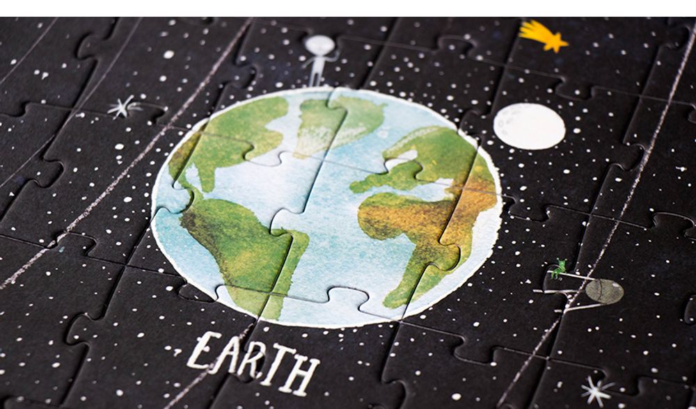 Jeux enfants - DISCOVER THE PLANETS PUZZLE - LONDJI