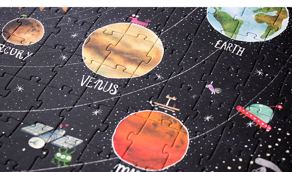 Jeux enfants - DISCOVER THE PLANETS PUZZLE - LONDJI