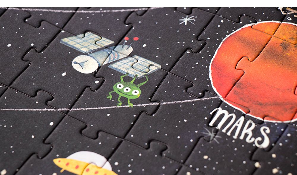 Jeux enfants - DISCOVER THE PLANETS PUZZLE - LONDJI