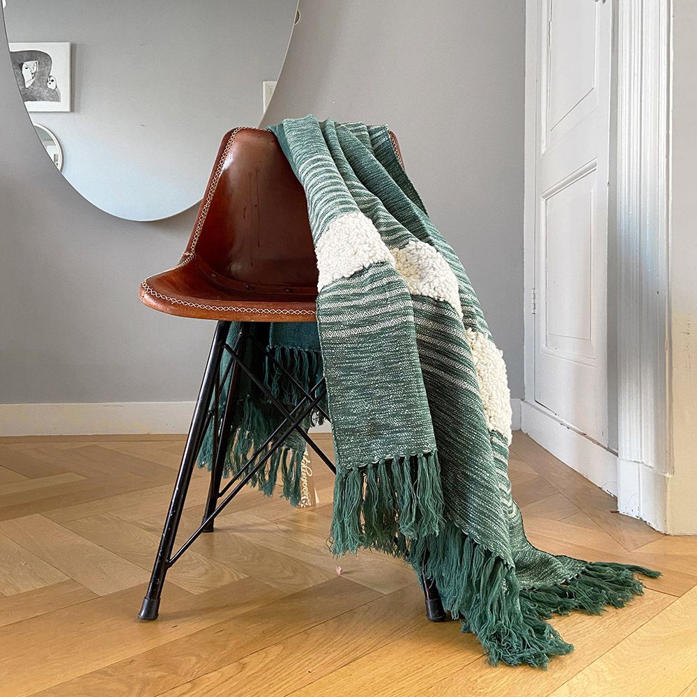 Plaids - Berber offwhite throws, different colors and qualities - MALAGOON