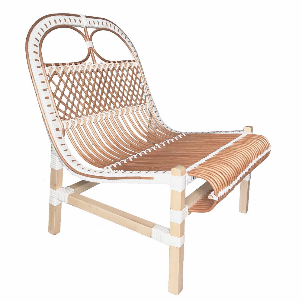 Chairs - Leather butterfly chair, rattan lounge chair - MALAGOON