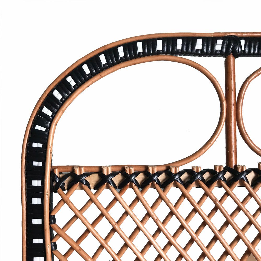 Chairs - Leather butterfly chair, rattan lounge chair - MALAGOON
