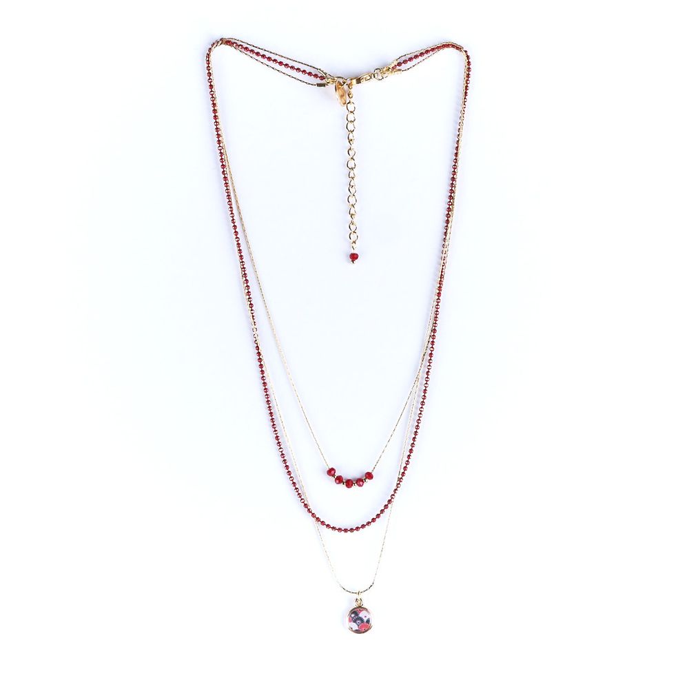 Jewelry - Triple necklace Belles vagabondes - LITCHI