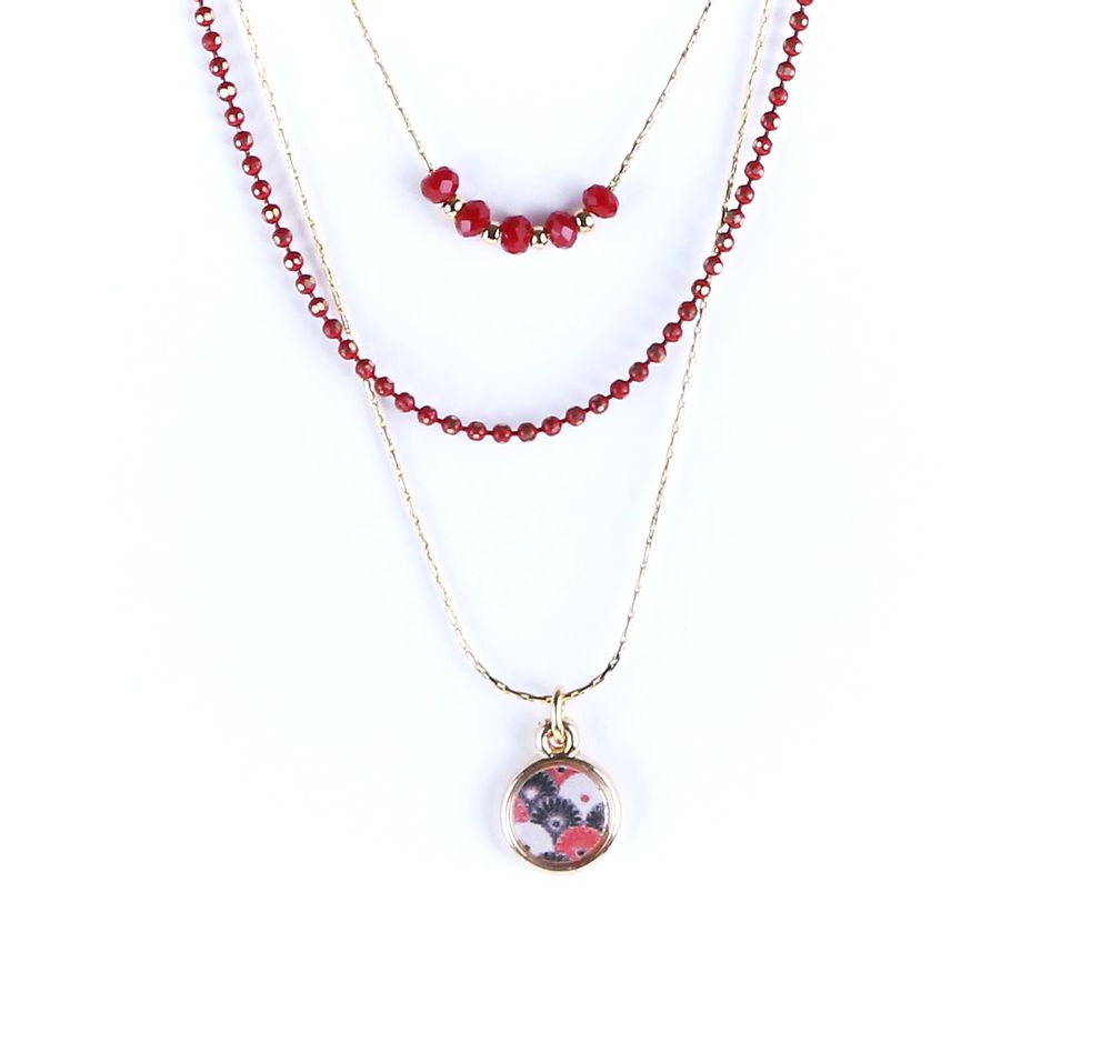 Jewelry - Triple necklace Belles vagabondes - LITCHI