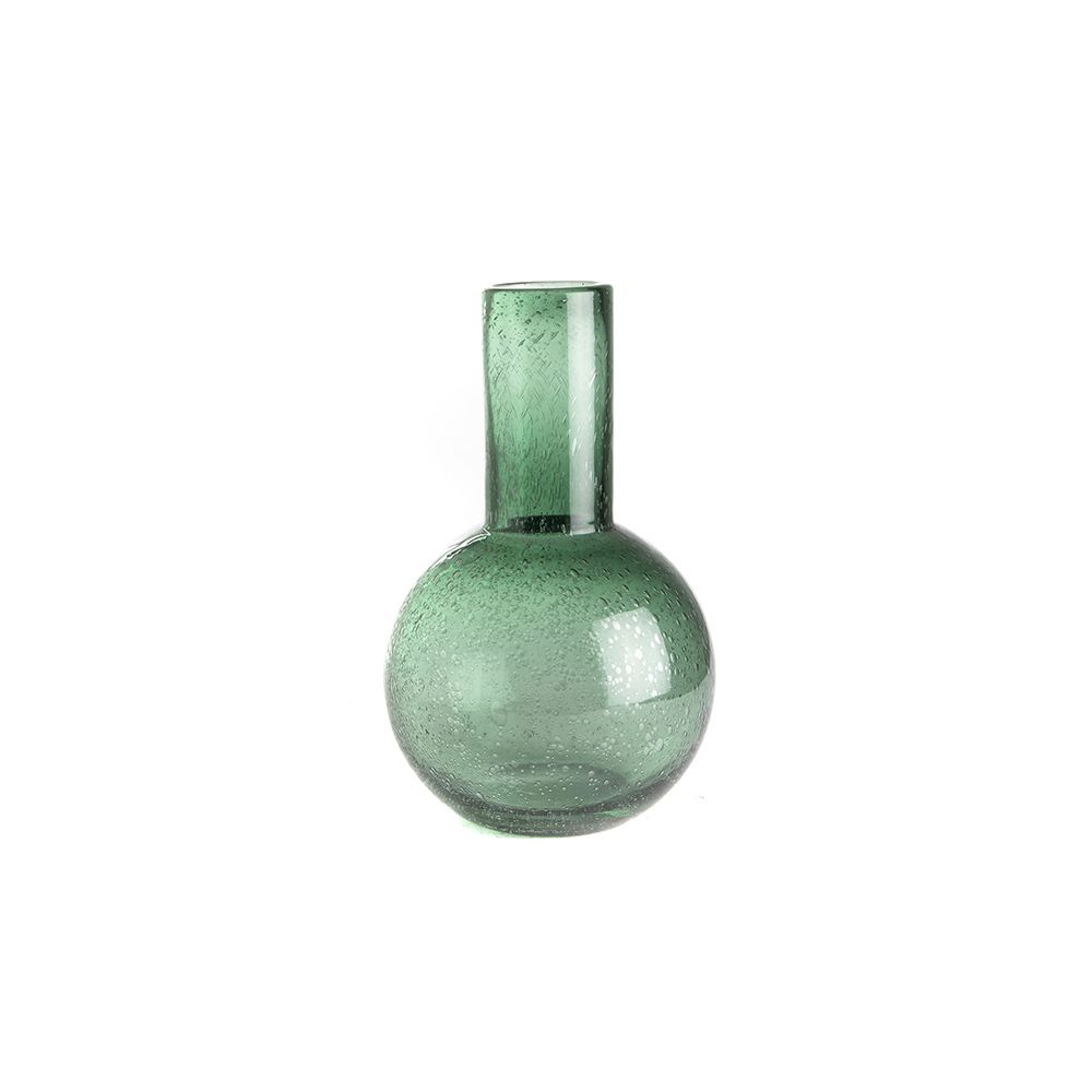 Vases - Straight Neck Green Vase - ASIATIDES