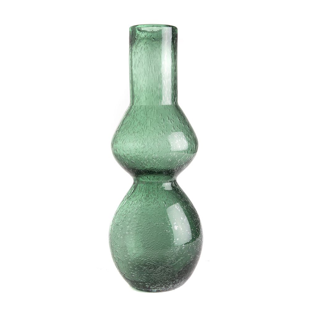 Vases - Straight Neck Green Vase - ASIATIDES