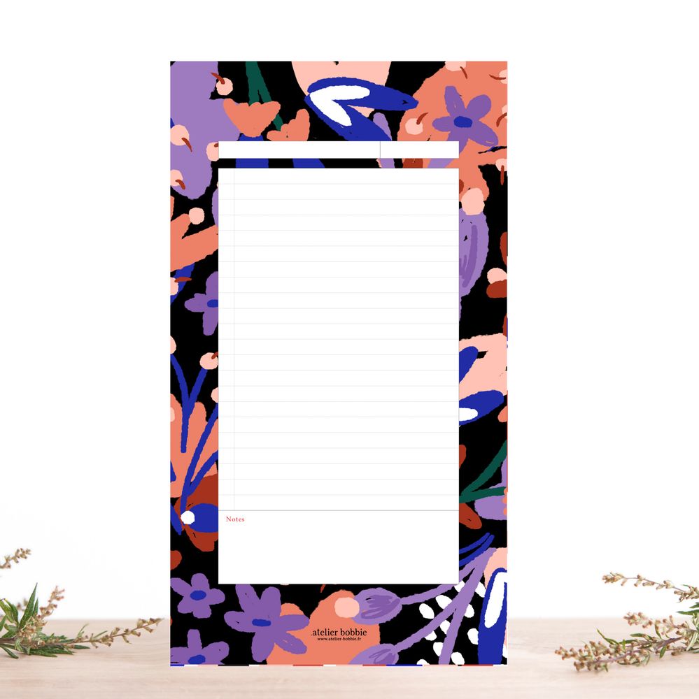 Sacs et cabas - Bloc Notes 75 pages - ATELIER BOBBIE