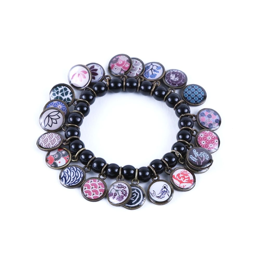 Bijoux - Bracelet médailles Litchi Classic - LITCHI