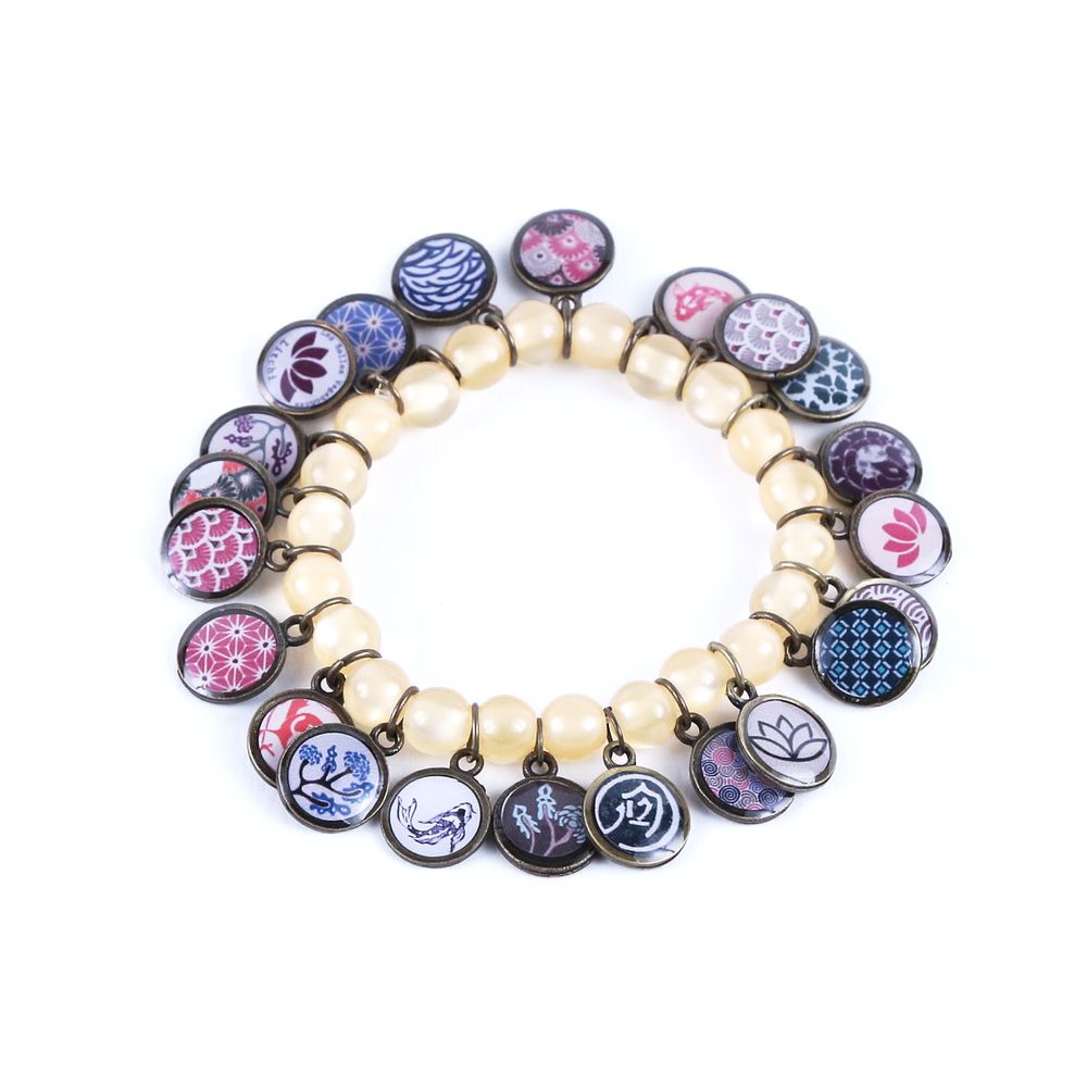 Bijoux - Bracelet médailles Litchi Classic - LITCHI
