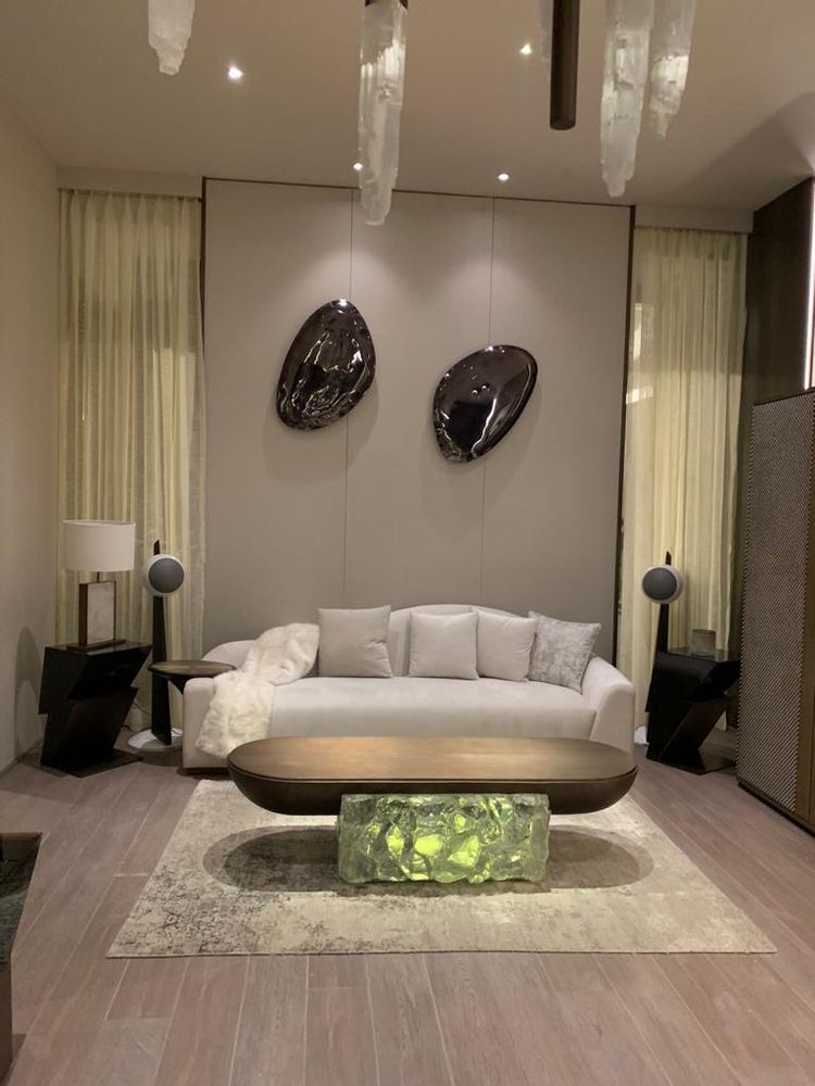 Coffee tables - ROCK CRYSTAL CENTRE TABLE - FORMUS