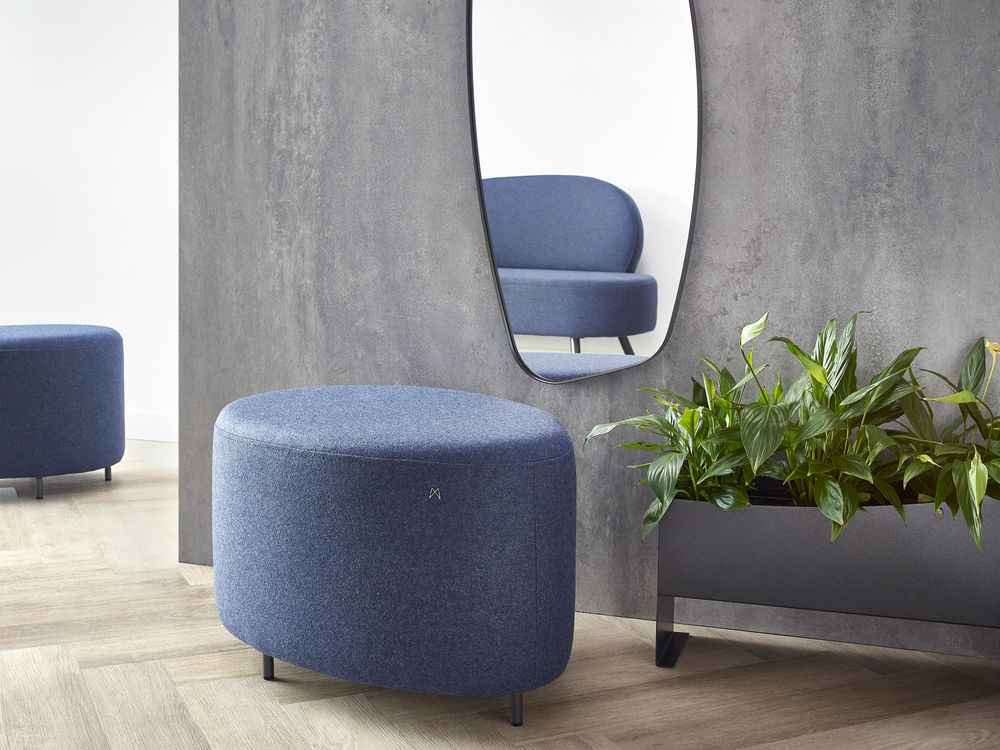 Office furniture and storage - Space M255B1 Pouf (Ottoman) - MY MODERN HOME