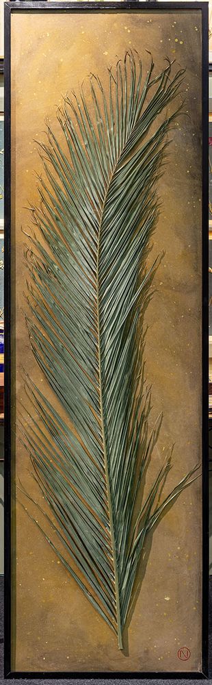 Objets personnalisables - Peinture de palmiers sur le thème de l'herbier - OFFICINA NATURALIS