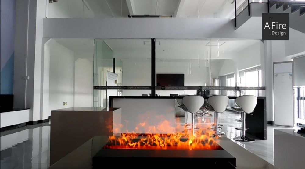 Objets de décoration - 50 cm Cheminée à vapeur d'eau - Insert électrique 3D PREMIUM Cheminées AFIRE Décoration Design - AFIRE