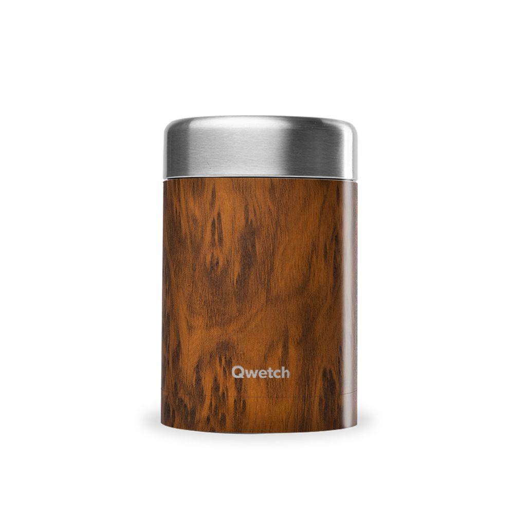 Boîtes de conservation - Boîte repas isotherme inox Wood - QWETCH