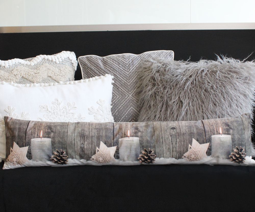 Fabric cushions - CUSHION CANDLES LED LIGHTS - PETIT ALO