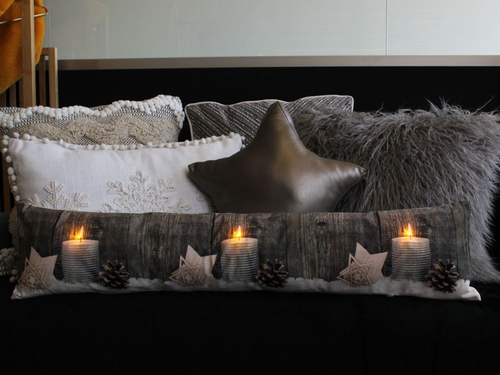 Fabric cushions - CUSHION CANDLES LED LIGHTS - PETIT ALO