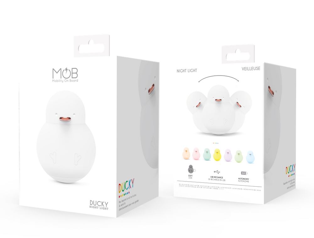 Objets déco enfant - Ducky - La veilleuse souple qui change de couleurs - MOB