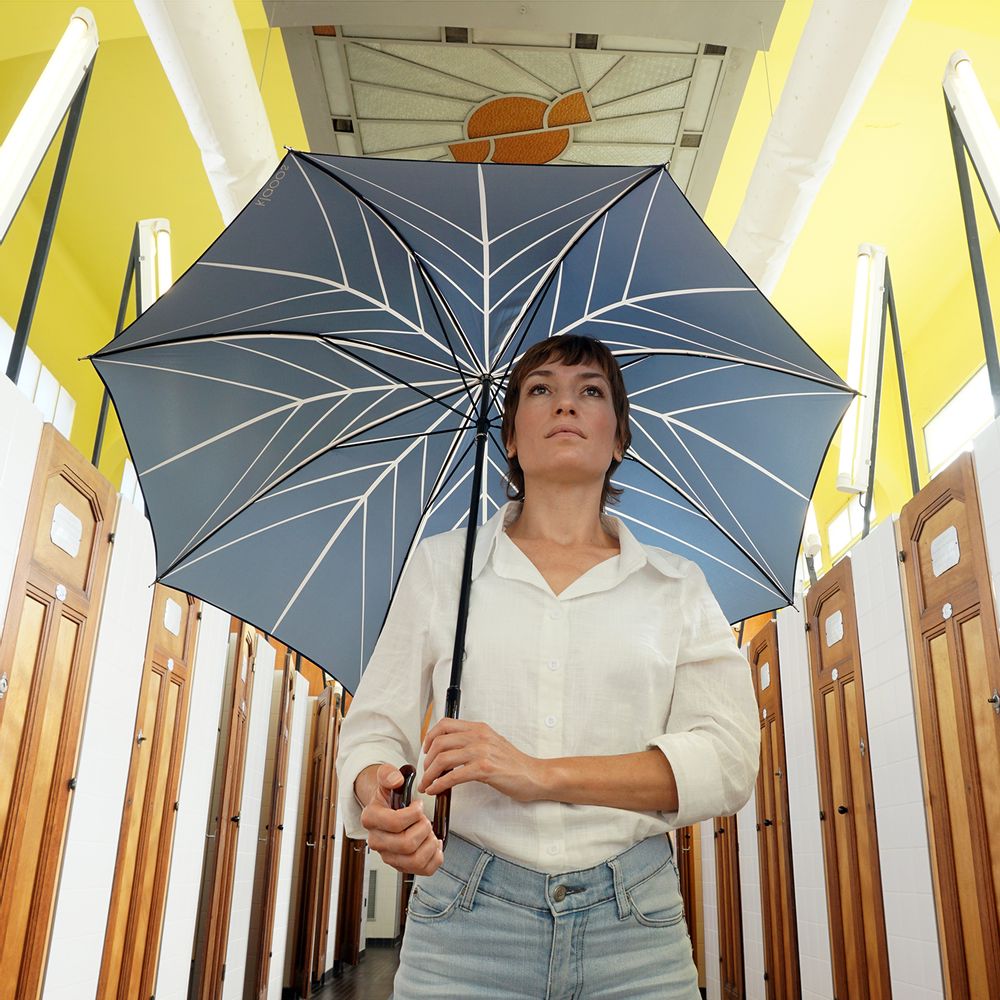 Apparel - Rain umbrella ecologically responsible - Stella blue - Klaoos - KLAOOS