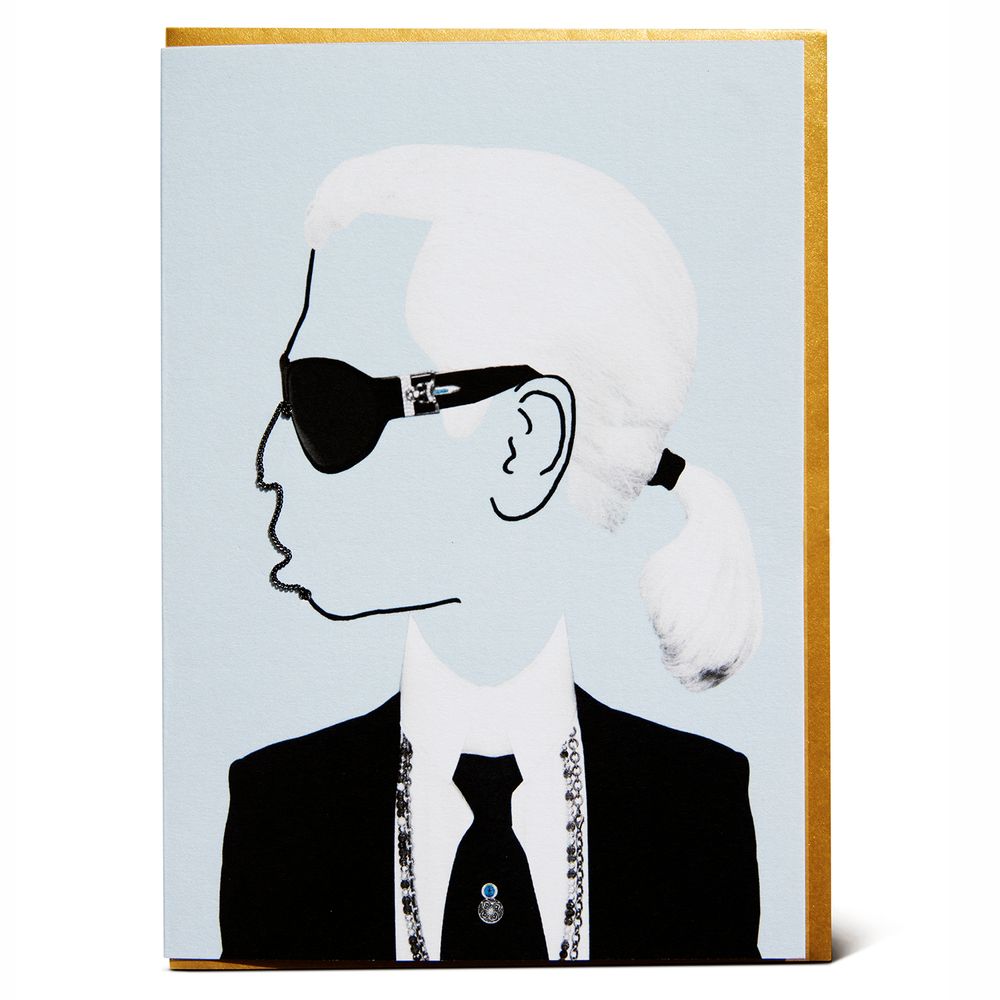 Stationery - Greeting Cards with a fine chain - SHAKE IT BABY