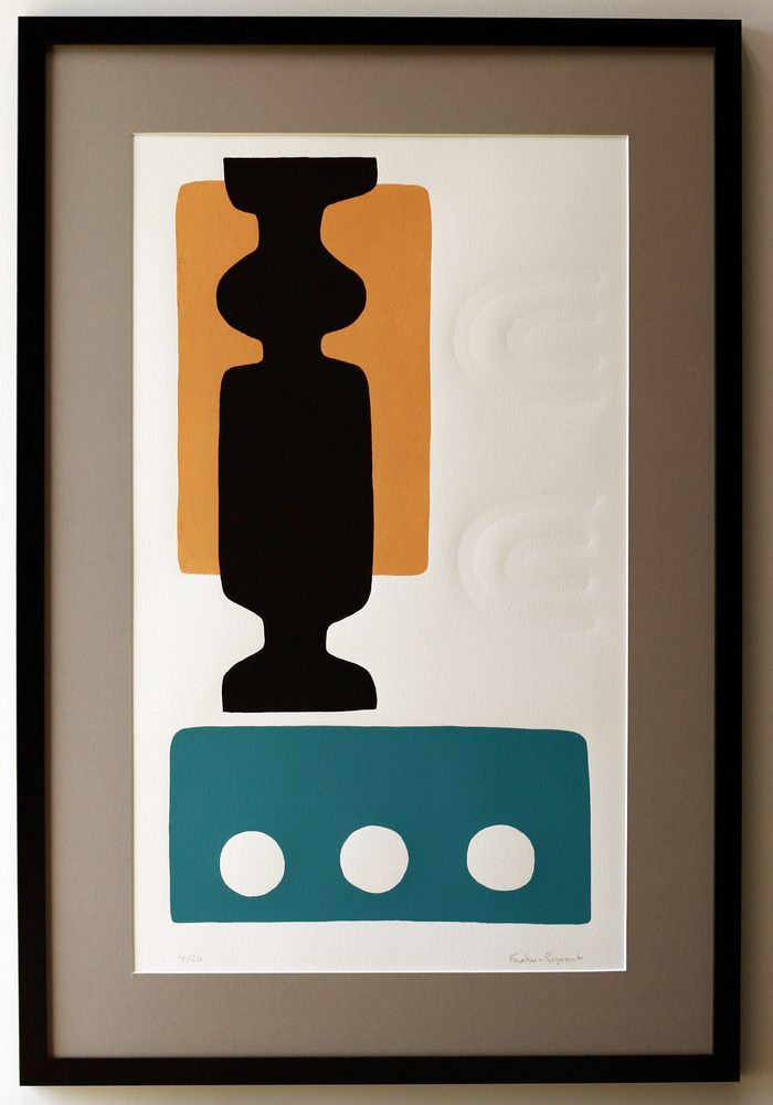 Tableaux - Gravure et gaufrage sur papier 75 x 50 cm - FOUCHER-POIGNANT