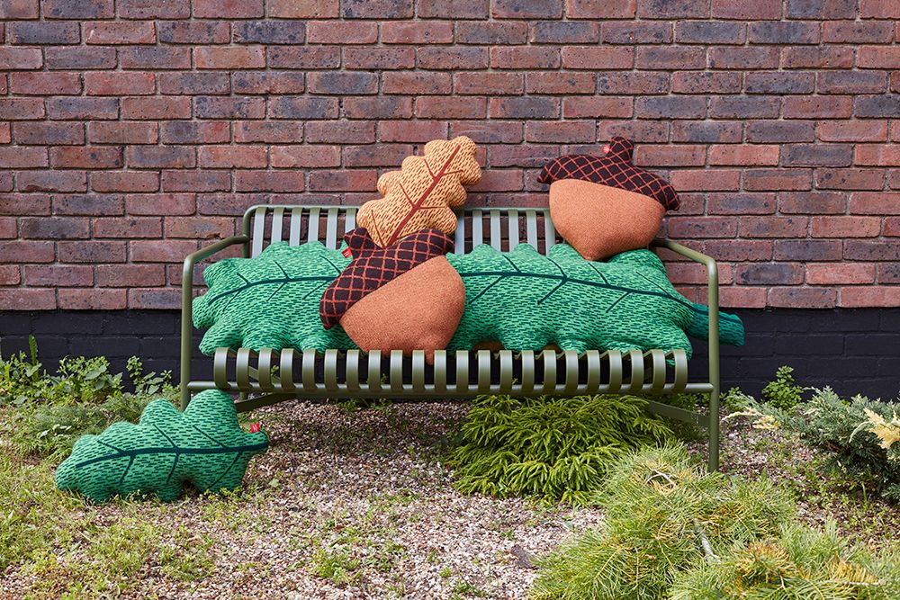 Cushions - Leaf Shaped Cushion - DONNA WILSON