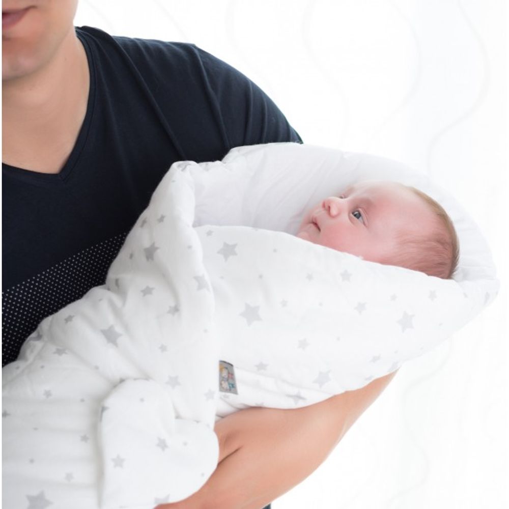 Accessoires pour puériculture - Gigoteuse d'emmaillotage minky réversible, STELLA - SEVIRA KIDS