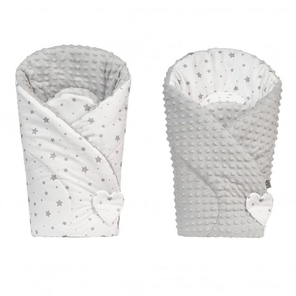 Accessoires pour puériculture - Gigoteuse d'emmaillotage minky réversible, STELLA - SEVIRA KIDS